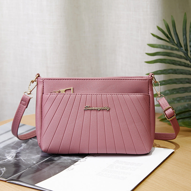 Women's Handbag 2023 New Trendy Versatile Quilted Large-Capacity Stylish Middle-Aged Mom Shoulder Crossbody Bag Trendy Versatile