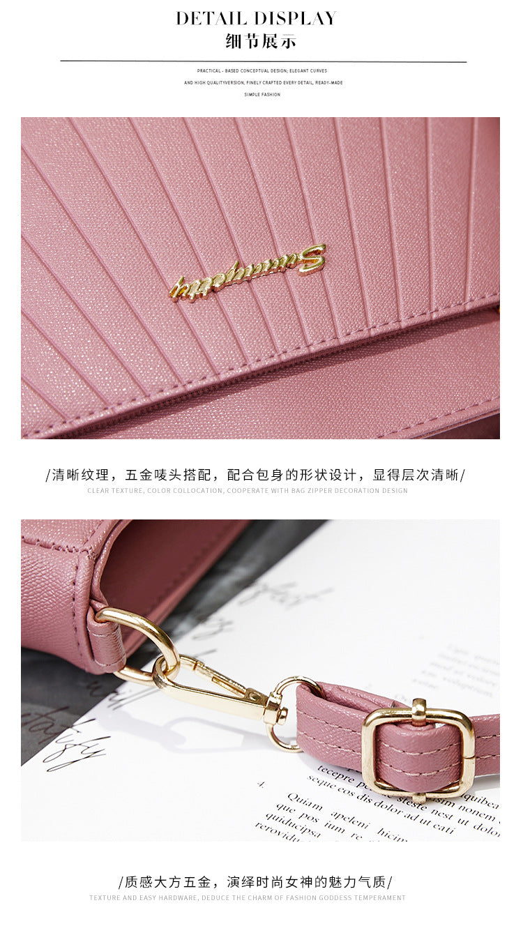Women's Handbag 2023 New Trendy Versatile Quilted Large-Capacity Stylish Middle-Aged Mom Shoulder Crossbody Bag Trendy Versatile