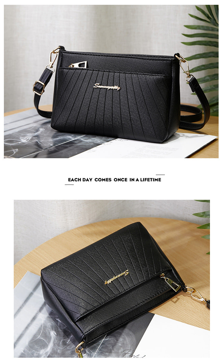 Women's Handbag 2023 New Trendy Versatile Quilted Large-Capacity Stylish Middle-Aged Mom Shoulder Crossbody Bag Trendy Versatile