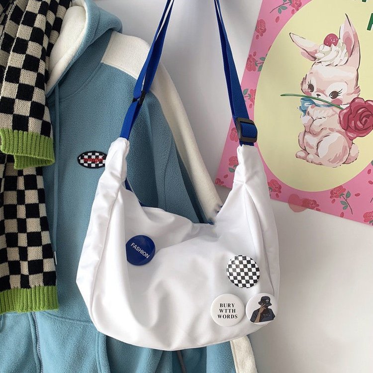 Dumpling Bag 2026 New Fashion Japanese Harajuku Women's Bag Korean Style Trendy Artistic Retro Shoulder Crossbody Bag