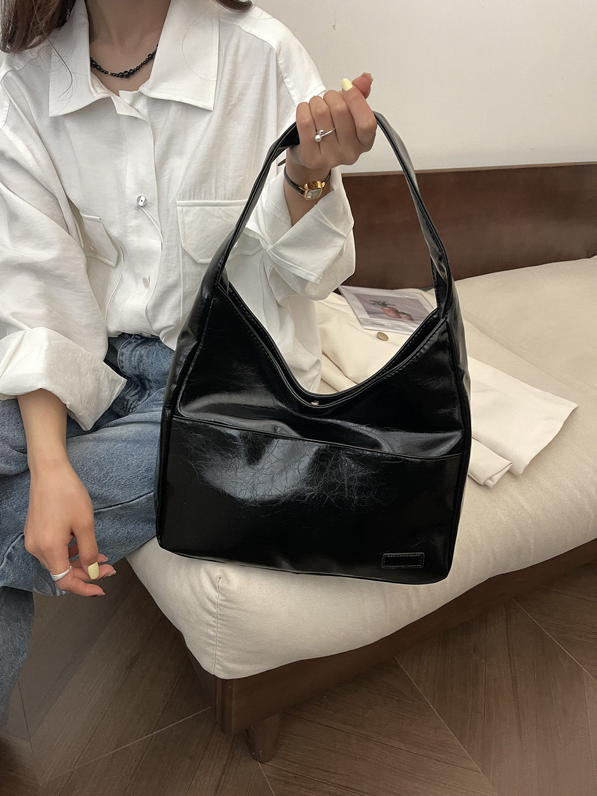 Bag Autumn 2025 New Women's Bag Tote Bag Shiling Large Capacity Shoulder Bag Handbag Crossbody Shoulder Bag