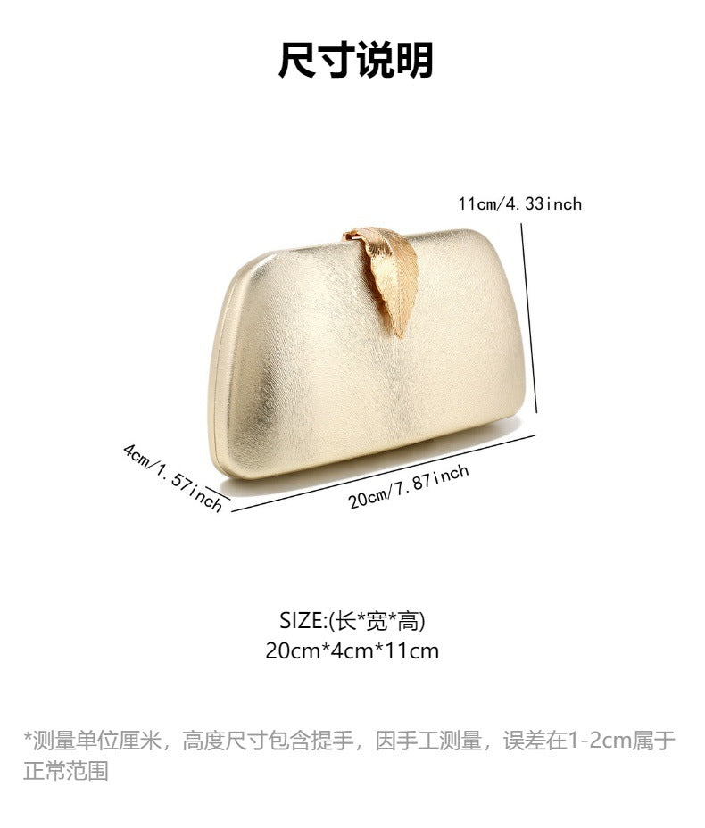 Light Luxury Evening Bag, European and American Style, Fashionable, Versatile, Elegant Clutch, Stylish Wedding Dress Matching Crossbody Bag