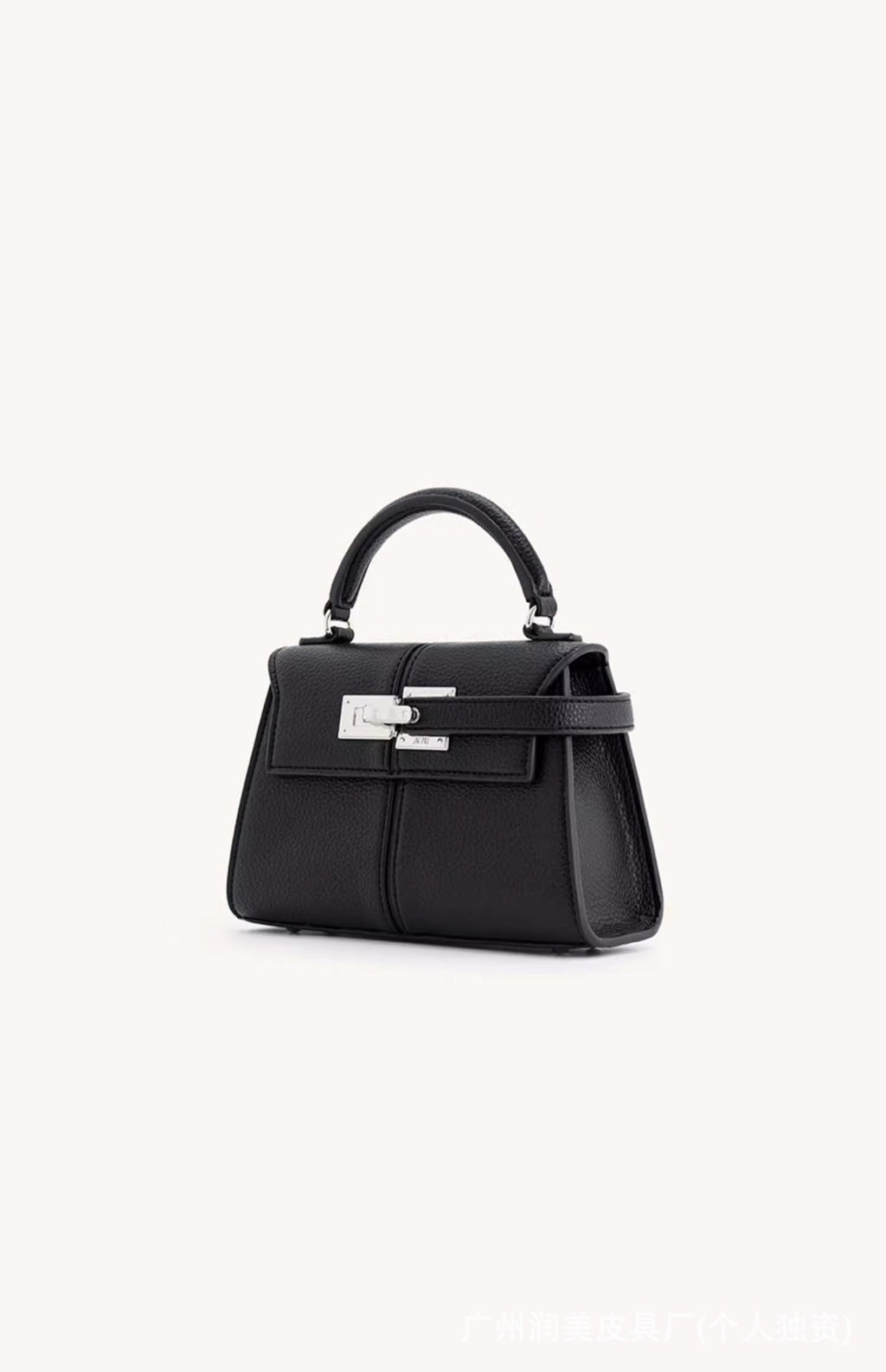 [Cross-border] jwpei ladder bag portable high-end fashion Kelly bag simple shoulder messenger bag leather women's bag