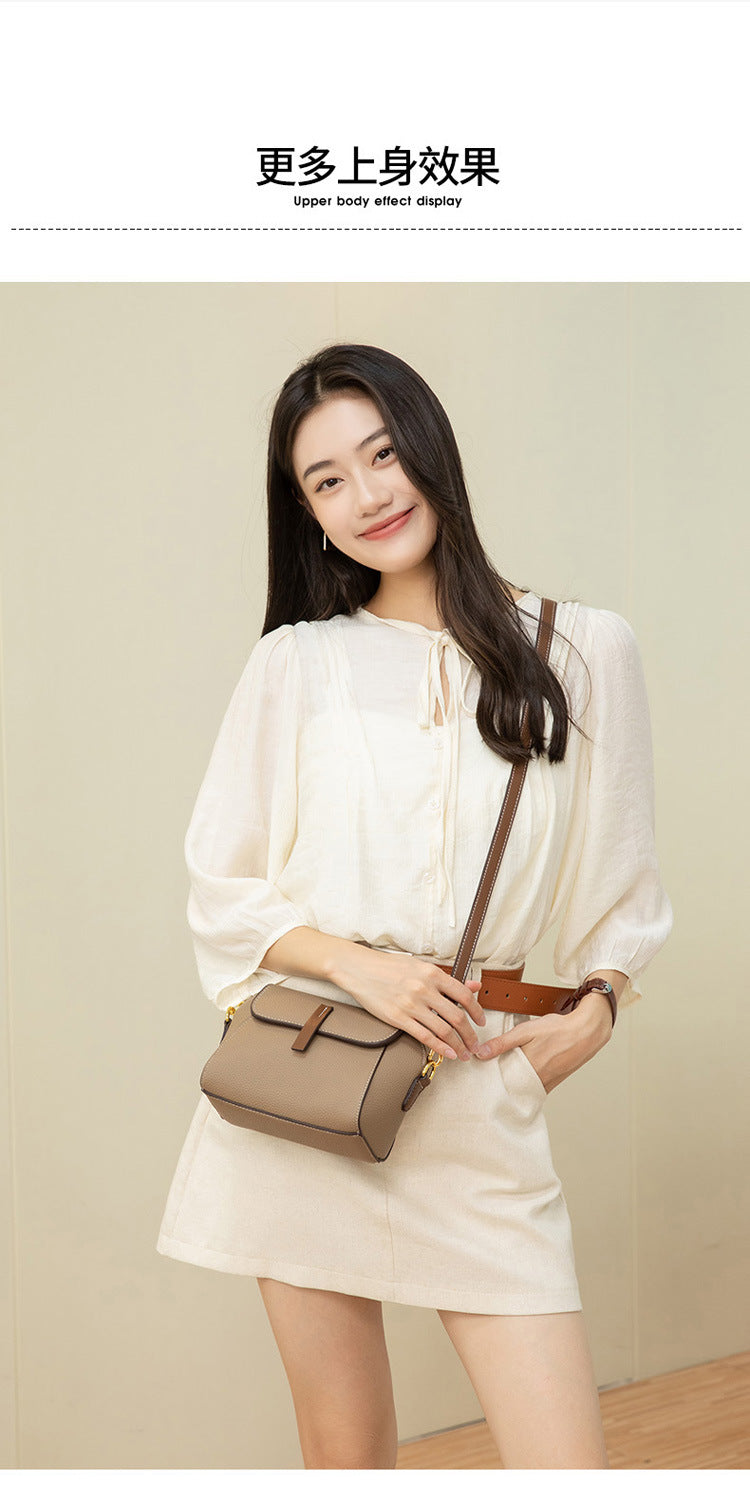 Summer Niche Women's Bag 2026 New High-End Shoulder Bag Fashionable Versatile Women's Crossbody Bag Shell-Shaped Small Square Bag