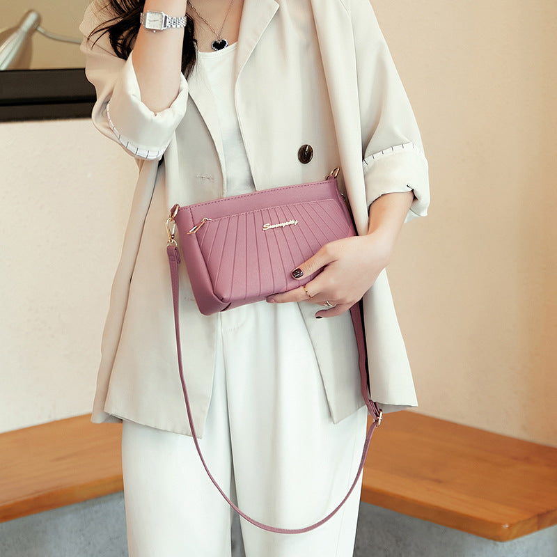 Women's Handbag 2023 New Trendy Versatile Quilted Large-Capacity Stylish Middle-Aged Mom Shoulder Crossbody Bag Trendy Versatile