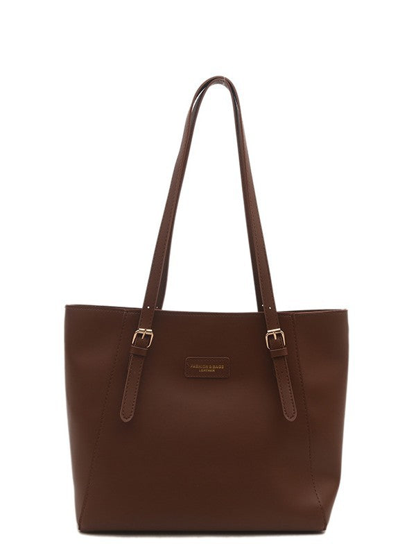 Large Capacity Bag Women's Autumn and Winter All-match 2024 New Style Simple Shoulder Bag College Students' School Bag Commuter Tote Bag