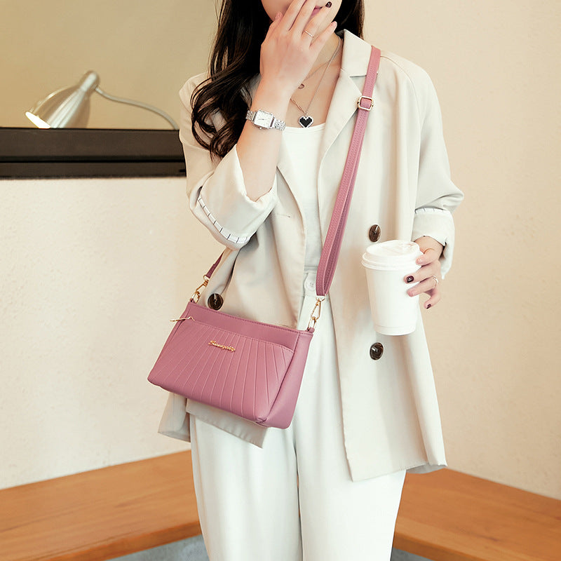 Women's Handbag 2023 New Trendy Versatile Quilted Large-Capacity Stylish Middle-Aged Mom Shoulder Crossbody Bag Trendy Versatile