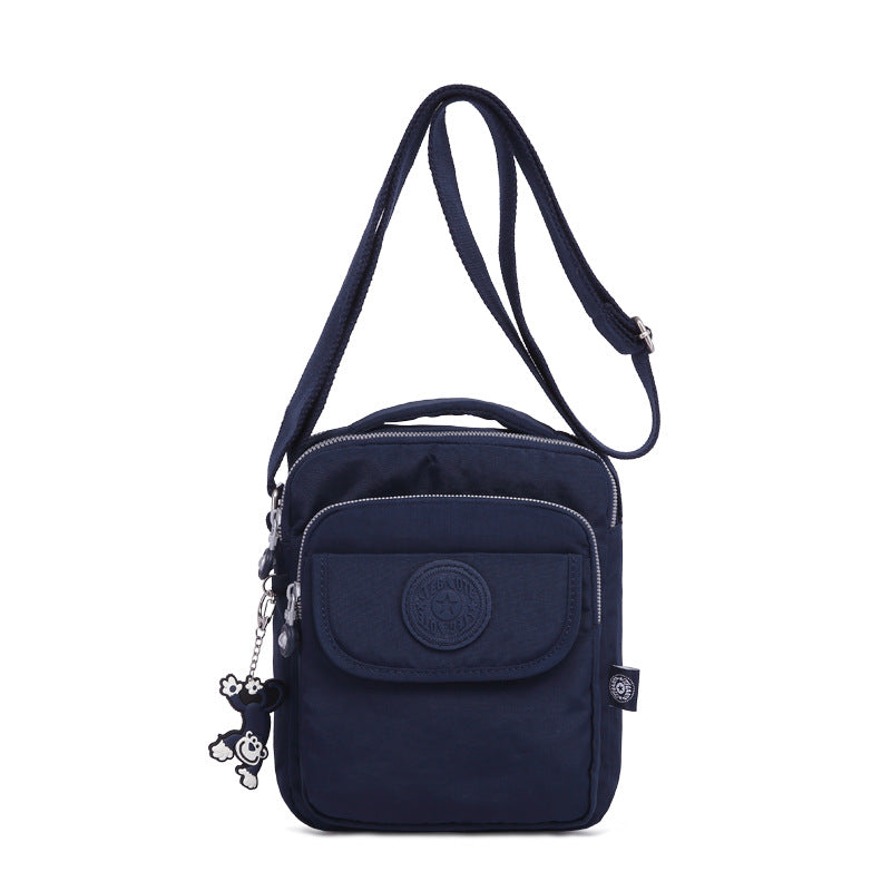 Tigaote Women's One-Shoulder Cross-Body Mini Square Bag, Fashionable and Versatile Nylon, Simple and Water-Repellent