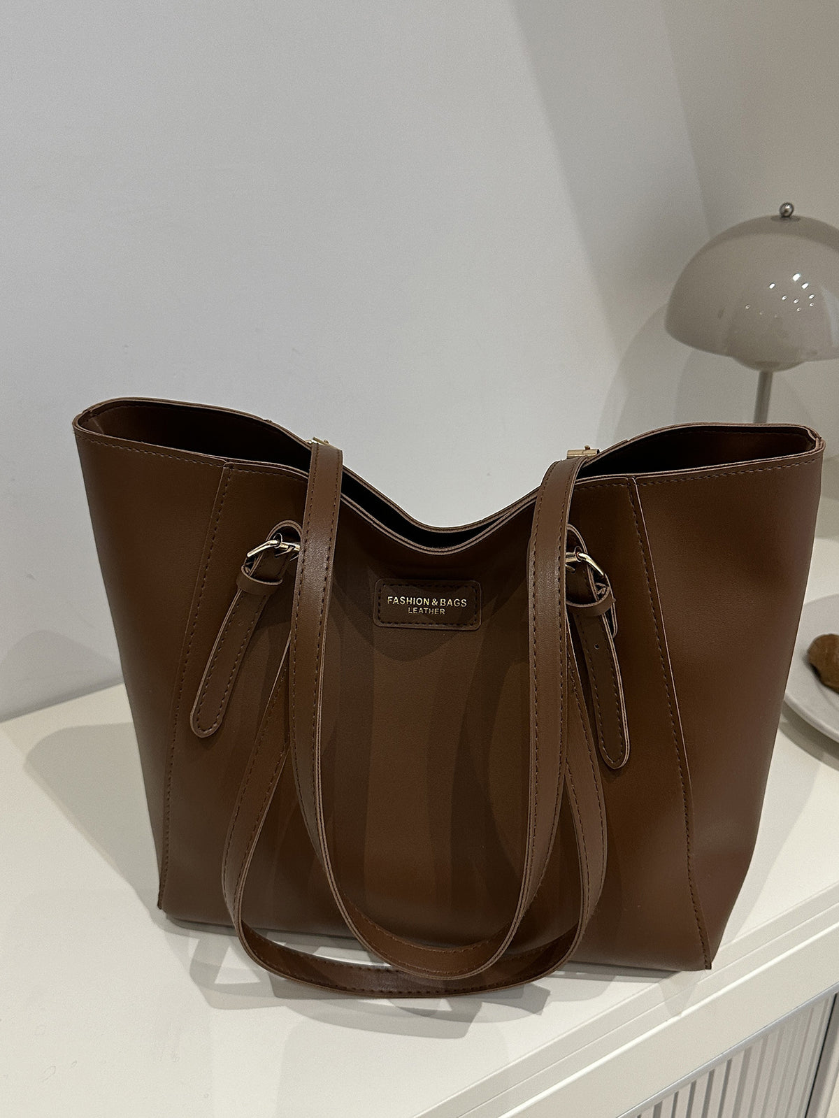 Large Capacity Bag Women's Autumn and Winter All-match 2024 New Style Simple Shoulder Bag College Students' School Bag Commuter Tote Bag