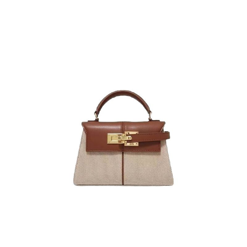 [Cross-border] jwpei ladder bag portable high-end fashion Kelly bag simple shoulder messenger bag leather women's bag