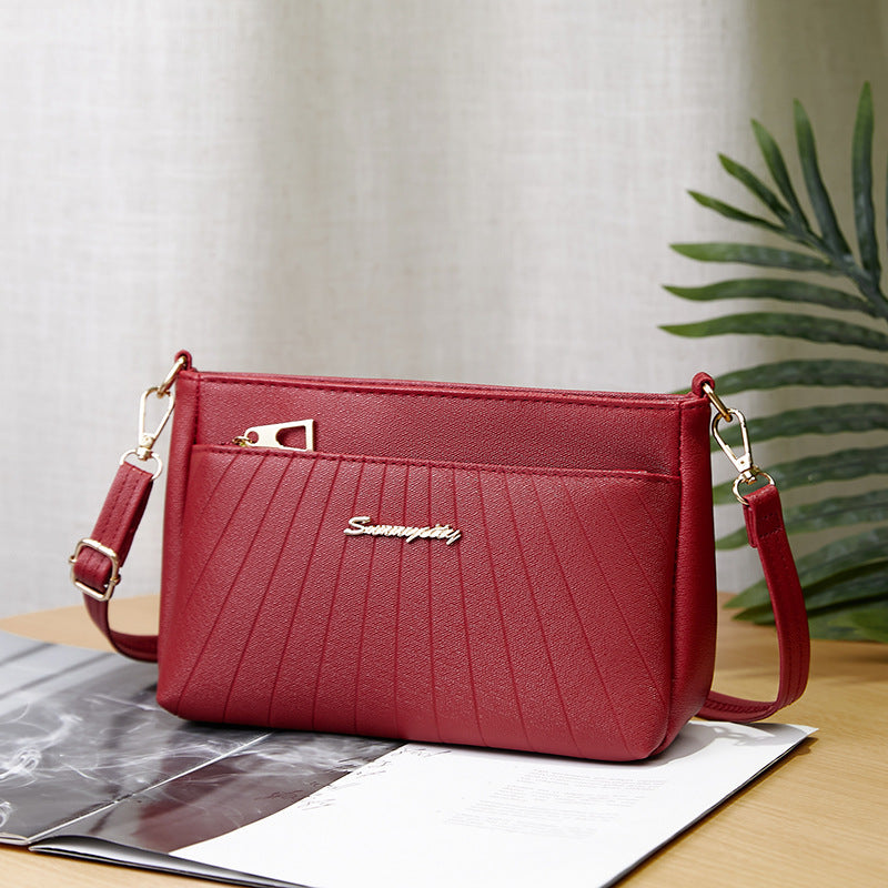 Women's Handbag 2023 New Trendy Versatile Quilted Large-Capacity Stylish Middle-Aged Mom Shoulder Crossbody Bag Trendy Versatile