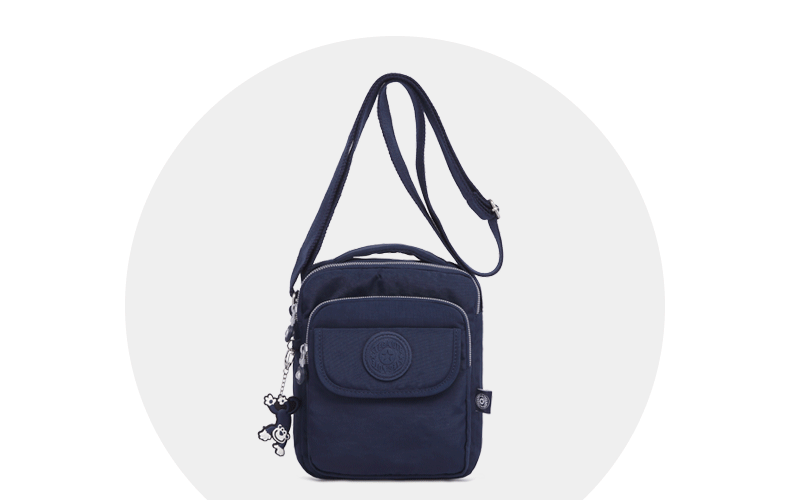 Tigaote Women's One-Shoulder Cross-Body Mini Square Bag, Fashionable and Versatile Nylon, Simple and Water-Repellent