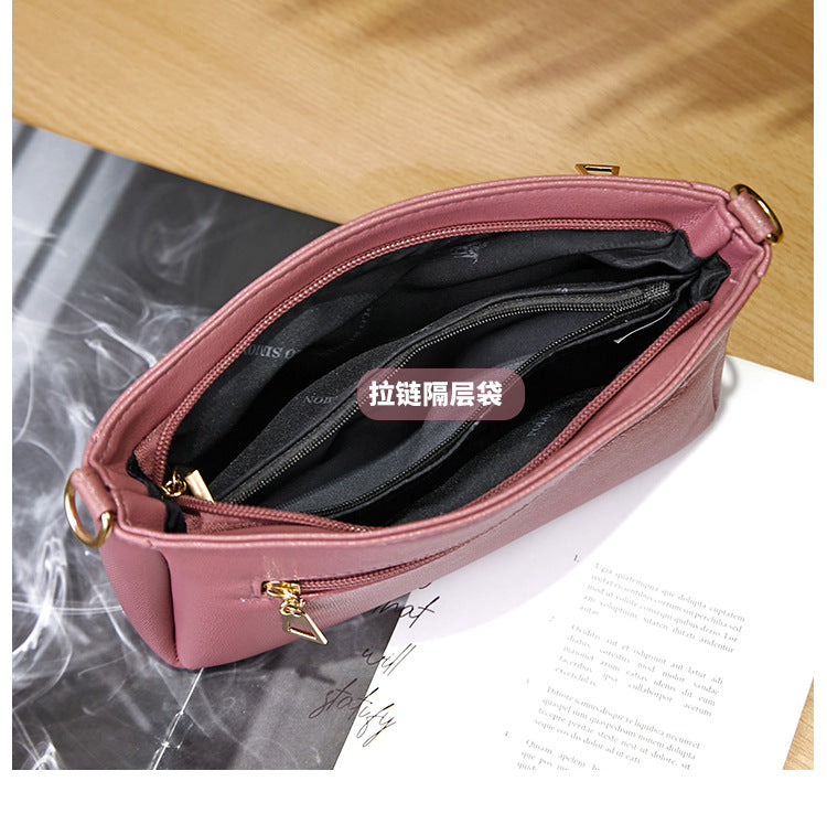 Women's Handbag 2023 New Trendy Versatile Quilted Large-Capacity Stylish Middle-Aged Mom Shoulder Crossbody Bag Trendy Versatile