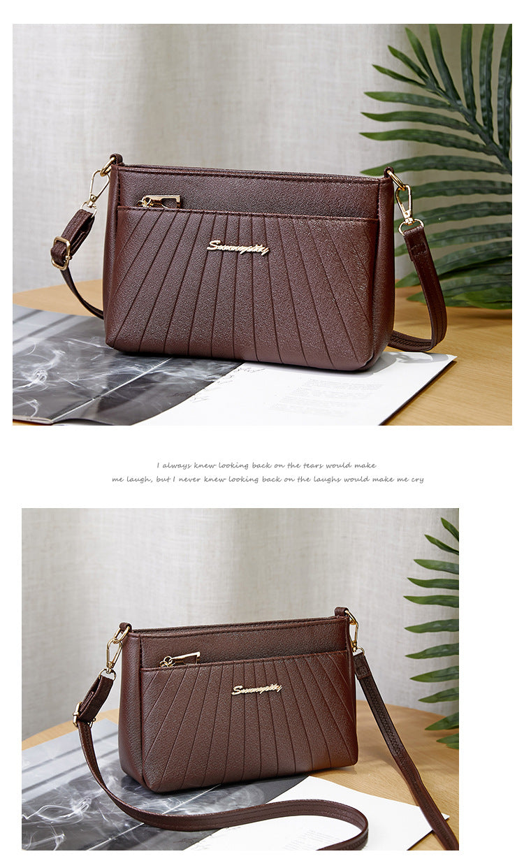 Women's Handbag 2023 New Trendy Versatile Quilted Large-Capacity Stylish Middle-Aged Mom Shoulder Crossbody Bag Trendy Versatile