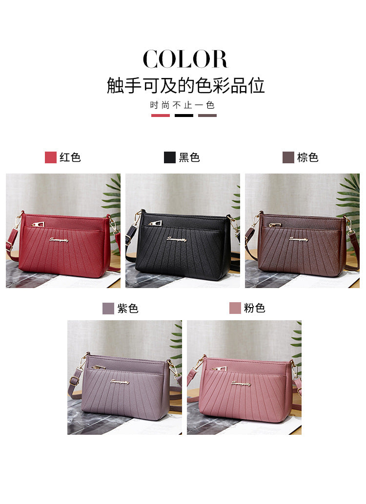 Women's Handbag 2023 New Trendy Versatile Quilted Large-Capacity Stylish Middle-Aged Mom Shoulder Crossbody Bag Trendy Versatile