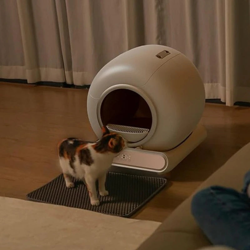 New Automatic Smart Cat Litter Box Automatic Cleaning and Deodorizing Cat Toilet Large Capacity Fully Enclosed Cat Litter Box