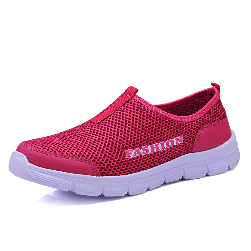 YRZL Lightweight Men Casual Shoes Breathable Slip on Women Men Sneakers Anti-slip Unisex Flats Outdoor Walking Shoes Size 36-47