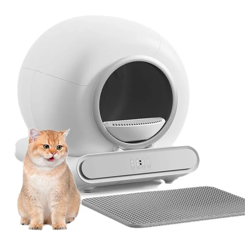 New Automatic Smart Cat Litter Box Automatic Cleaning and Deodorizing Cat Toilet Large Capacity Fully Enclosed Cat Litter Box