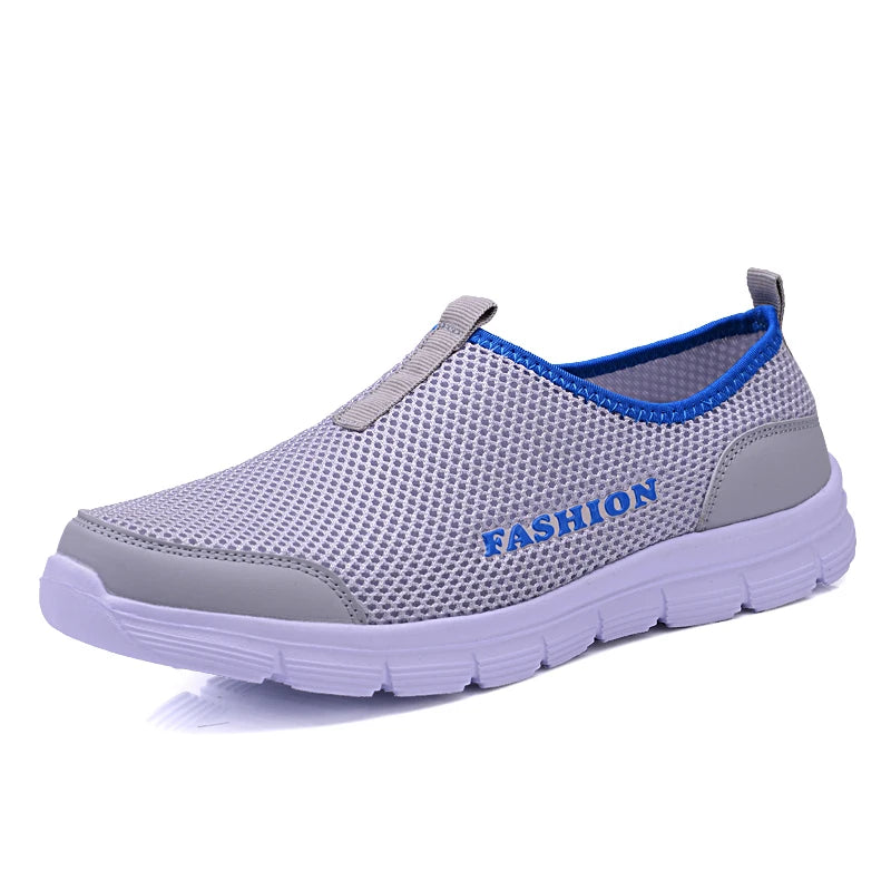 YRZL Lightweight Men Casual Shoes Breathable Slip on Women Men Sneakers Anti-slip Unisex Flats Outdoor Walking Shoes Size 36-47
