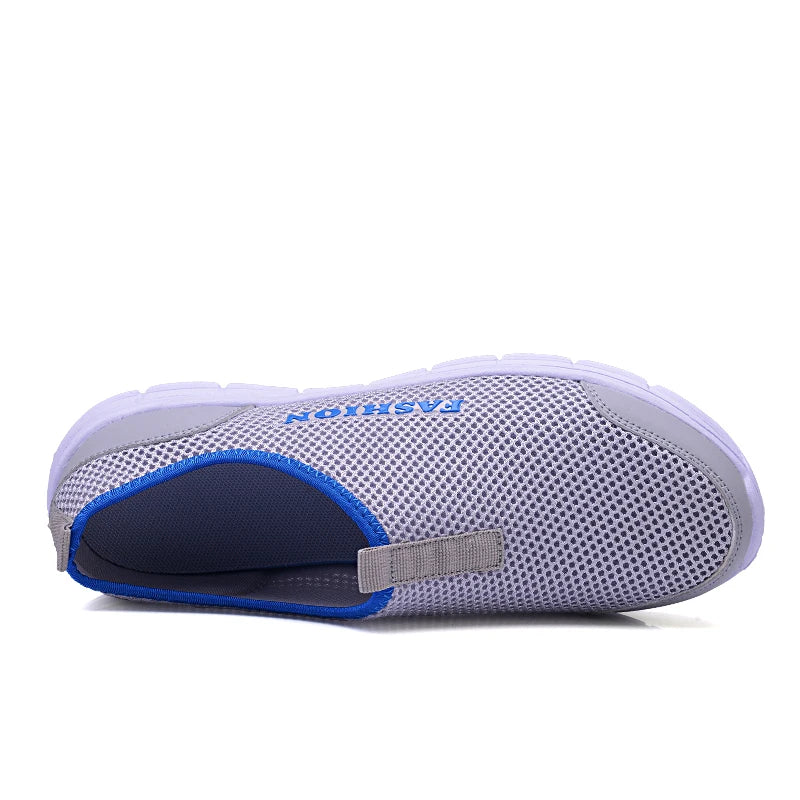 YRZL Lightweight Men Casual Shoes Breathable Slip on Women Men Sneakers Anti-slip Unisex Flats Outdoor Walking Shoes Size 36-47
