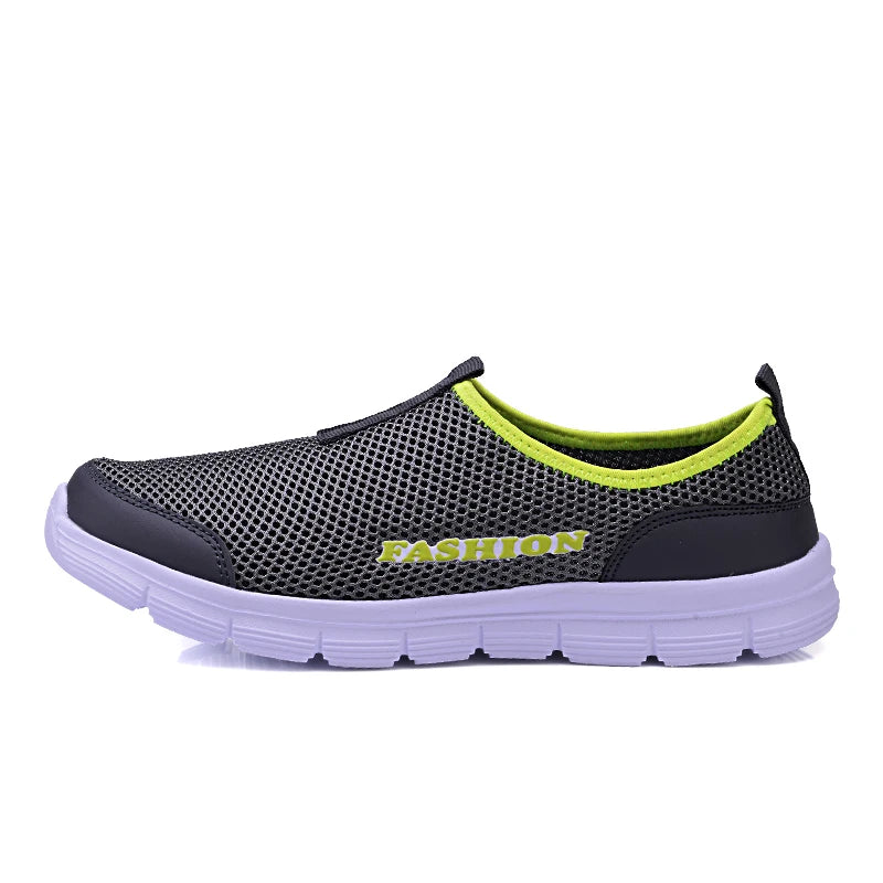 YRZL Lightweight Men Casual Shoes Breathable Slip on Women Men Sneakers Anti-slip Unisex Flats Outdoor Walking Shoes Size 36-47