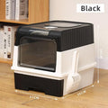 Full Enclosure Detachable Drawer Style Cat Litter Box with Cat Litter Scoop Included